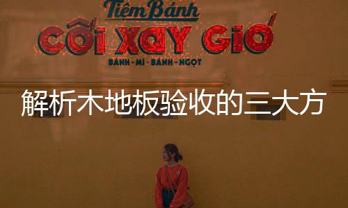 大方发现有声响的解析部位