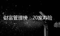 财富管理榜：20家寿险公司，哪家更擅长管理“养老钱”和“保命钱”	？