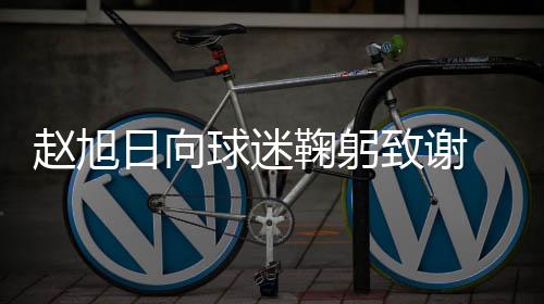 赵旭日说	：“我非常感动