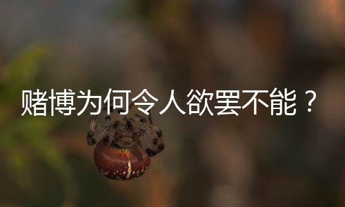 病理性赌博就是赌博其中一种