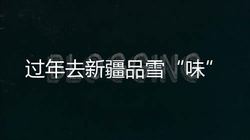地形丰富的过年滑雪公园