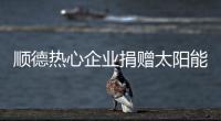 顺德热心企业捐赠太阳能路灯，用爱心照亮永泰小学校园