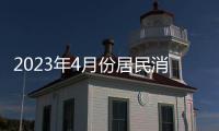 2023年4月份居民消费价格同比上涨0.1%，环比下降0.1%